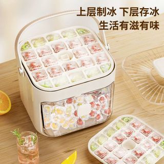 Bộ Khay Làm Đá Cao Cấp – Đựng Đá, Trữ Đá, Lấy Đá Cực Dễ STT209