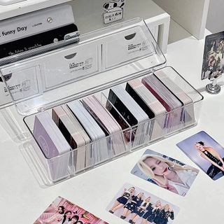 Hộp Đựng Card Trong Suốt Siêu Gọn – Sắp Xếp Hàng Trăm Thẻ STT200