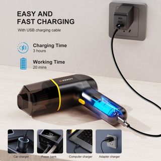 Máy Hút & Bụi Cầm Tay Không Dây KEKOY