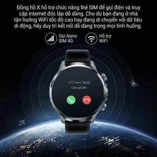 Đồng Hồ Thông Minh Xiaomi Black Shark Watch X Lắp Sim Độc Lập - Hàng Chính Hãng