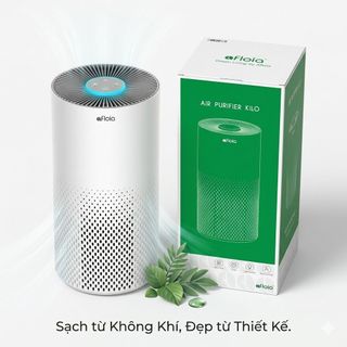 Máy Lọc Không Khí Afloia Kilo H13 HEPA 22dB Khử Mùi Khói Thuốc, Bụi Mịn Cho Phòng Ngủ & Văn Phòng