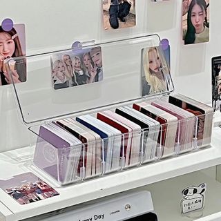 Hộp Đựng Card Trong Suốt Siêu Gọn – Sắp Xếp Hàng Trăm Thẻ STT200