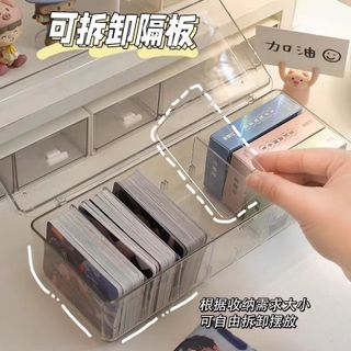 Hộp Đựng Card Trong Suốt Siêu Gọn – Sắp Xếp Hàng Trăm Thẻ STT200
