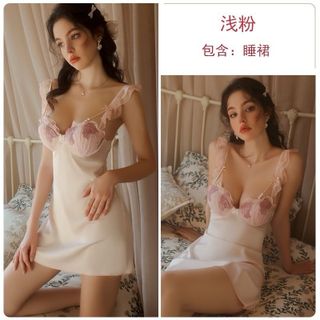 Váy ngủ ren hoa Gui Ruo