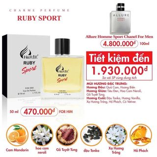 Nước hoa Charme Ruby Sport 50ml