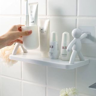 Kệ Dán Tường Hình Người Đa Năng Không Cần Khoan STT227