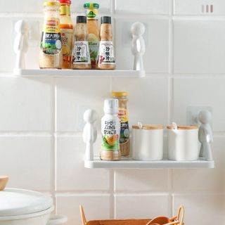 Kệ Dán Tường Hình Người Đa Năng Không Cần Khoan STT227