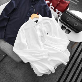 Sơmi Dài Tay POLO nam 8 Colors. Chất liệu vải lenin mịn vừa chính phẩm xịn, logo thêu.