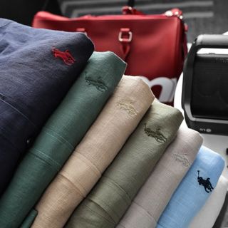 Sơmi Dài Tay POLO nam 8 Colors. Chất liệu vải lenin mịn vừa chính phẩm xịn, logo thêu.