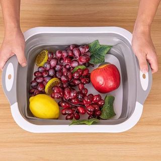 Thớt Cắt Thực Phẩm Kèm Chậu Rửa Tiện Lợi STT254