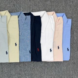 Sơ mi LINEN POLO. Chất cải linen mềm - tưng - ko pha.