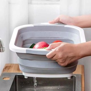 Thớt Cắt Thực Phẩm Kèm Chậu Rửa Tiện Lợi STT254