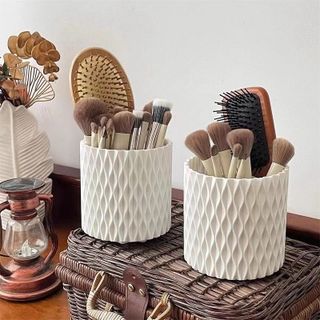 Hộp Đựng Đồ Trang Điểm Vân Kim Cương STT257