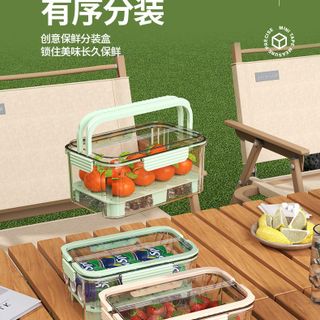 Hộp Đựng Thực Phẩm Trong Suốt Có Tay Cầm Cao Cấp STT233