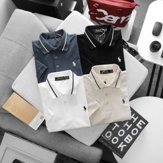 Polo nam.  Cá sấu cotton dệt.