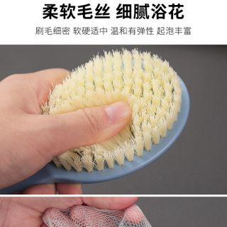 Bàn Chải Kỳ Lưng Kèm Bông Tắm 2 Trong 1 STT262