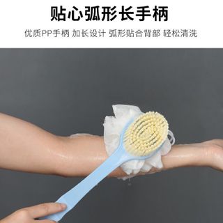 Bàn Chải Kỳ Lưng Kèm Bông Tắm 2 Trong 1 STT262