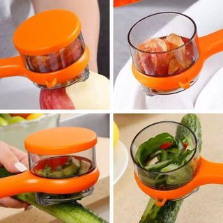 Dao Gọt Trái Cây Kèm Hộp Chứa Vỏ Tiện Lợi STT246