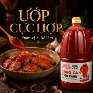 [Chai 2.2Kg Siêu Tiết Kiệm] Tương cà Làng Chài Xưa chua ngọt dịu nhẹ thơm ngon tự nhiên cà tươi