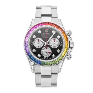 ĐỒNG HỒ NAM CAO CẤP ROLXE RAINBOW BẠC VIỀN ĐÁ NHIỀU MÀU AUTOMATIC