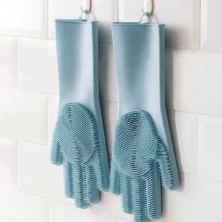 GĂNG TAY RỬA BÁT SILICON ĐA NĂNG – TÍCH HỢP BÀN CHẢI CỌ RỬA – CHỐNG THẤM NƯỚC, CHỐNG TRƠN TRƯỢT STT286