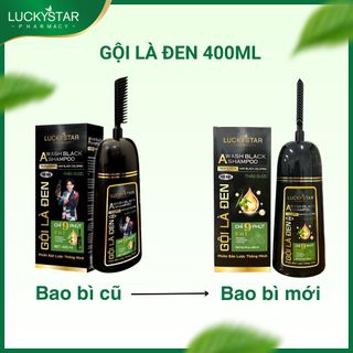 Gội Là Đen Thảo Dược Chai Lược Lucky Star