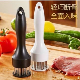 🔪 DỤNG CỤ CHÂM BÌ THỊT INOX CAO CẤP – KIM XĂM DA HEO, LÀM MỀM THỊT, GIÚP THẤM GIA VỊ NHANH STT292