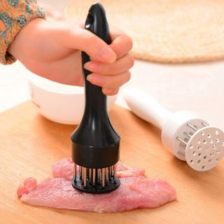 🔪 DỤNG CỤ CHÂM BÌ THỊT INOX CAO CẤP – KIM XĂM DA HEO, LÀM MỀM THỊT, GIÚP THẤM GIA VỊ NHANH STT292