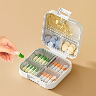 💊 Hộp Đựng Thuốc Chia Ngăn Thông Minh – Gọn Gàng, Dễ Mang Theo Mọi Lúc Mọi Nơi ✨👜💊 STT288