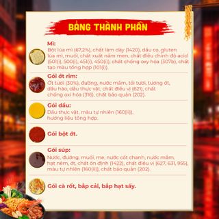 Combo 3 Gói Mì Cay Hải Sản Seoul Chua Cay 7 Cấp Độ 6 Gói Gia Vị Làng Chài Xưa - Thôn Xanh Farm