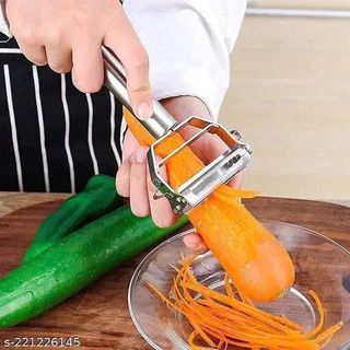 DAO BÀO SỢI RAU CỦ QUẢ 2in1 INOX (T500)