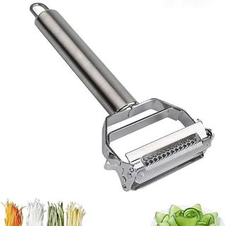 DAO BÀO SỢI RAU CỦ QUẢ 2in1 INOX (T500)