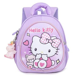 🎀 BALO MẦM NON 3D SANRIO KITTY, NHỎ GỌN, ĐÁNG YÊU CHO BÉ