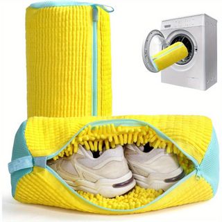 TÚI GIẶT GIÀY LÔNG CHENILLE CAO CẤP – BẢO VỆ GIÀY KHI GIẶT MÁY – CHỐNG BIẾN DẠNG, CHỐNG TRẦY XƯỚC STT287