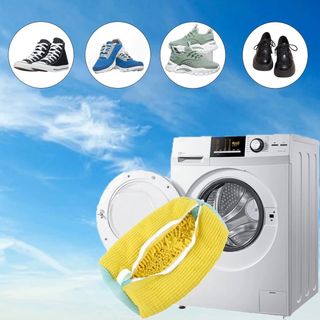 TÚI GIẶT GIÀY LÔNG CHENILLE CAO CẤP – BẢO VỆ GIÀY KHI GIẶT MÁY – CHỐNG BIẾN DẠNG, CHỐNG TRẦY XƯỚC STT287