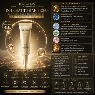 Tinh chất tự sinh bichup Whoo mini 4ml đánh thức khả năng tự phục hồi và tự tái tạo da