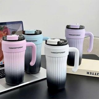LY GIỮ NHIỆT INOX THINKDI 860ml TAY CẦM KÈM ỐNG HÚT (T50)