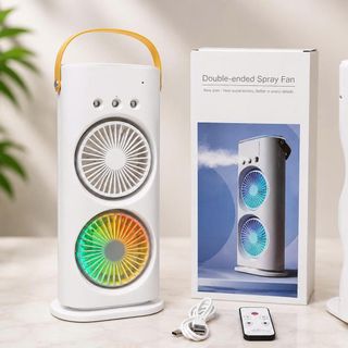 QUẠT PHUN SƯƠNG 2 TẦNG 3 CẤP GIÓ XOAY 90 (T20)