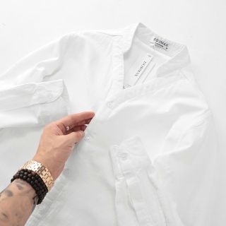 ÁO SƠ MI NAM LINEN CỔ CHỮ V DORMAX.  Chất vải Linen cao cấp – Sợi tự nhiên thông thoáng, thấm hút mồ hôi tốt, càng mặc càng mềm mại.