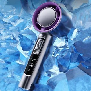Quạt tay mini tốc độ 100 tích hợp đèn pin không suất lớn