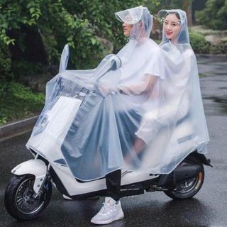 ÁO MƯA TRONG SUỐT 2 ĐẦU CÓ KÍNH CHE (T30)