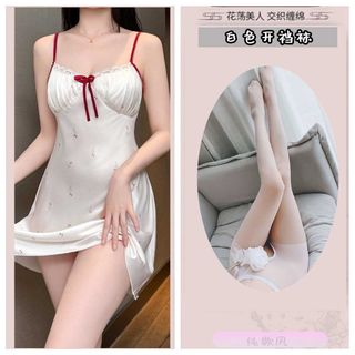 Váy ngủ hai dây lụa