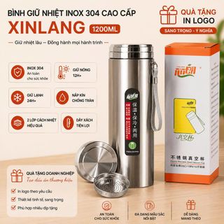 BÌNH GIỮ NHIỆT INOX 304 CAO CẤP XINLANG 1200ML (T30)