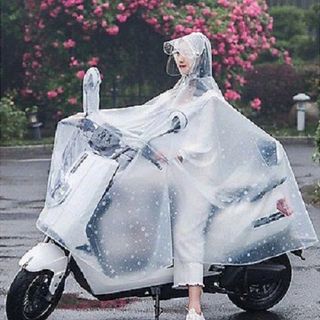 ÁO MƯA TRONG SUỐT 1 ĐẦU CÓ KÍNH CHE (T30)