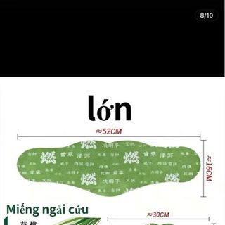 Dán bụng giảm mỡ ngãi cứu thảo dược