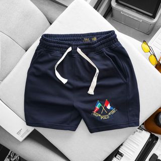 SHORT NỈ POLO NAM.  Chất nỉ chân Cua 100%cotton.