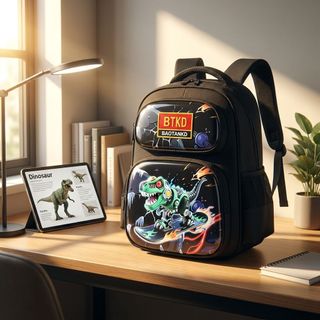 Balo Họa Tiết Chiến Binh Cực Cool Ngầu Cho Bé Trai Cá Tính A18-101