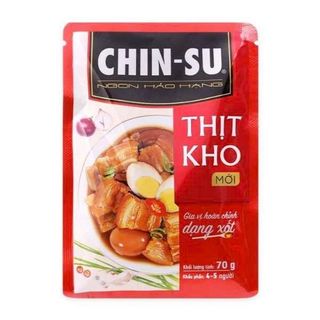 Hộp Xốt Nhà Hàng Thịt Kho Chin - Su - Hộp 10 Gói x70g