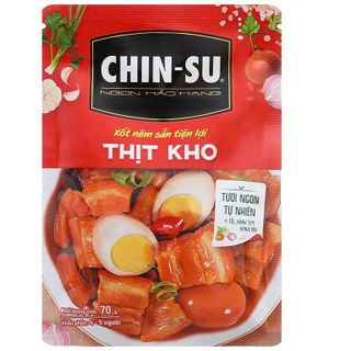 Hộp Xốt Nhà Hàng Thịt Kho Chin - Su - Hộp 10 Gói x70g