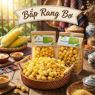 Bắp Rang Bơ Giòn Tan, Thơm Ngon Khó Cưỡng